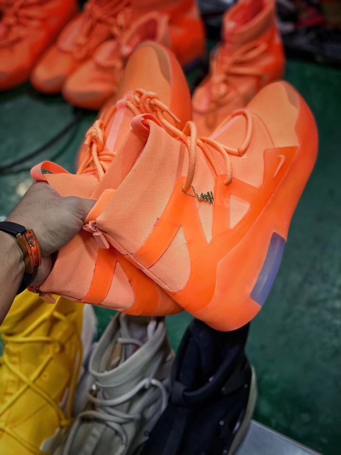 Nike Air Fear Of God 1 Orange Pulse