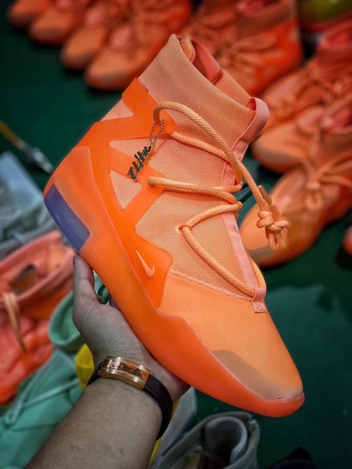 Nike Air Fear Of God 1 Orange Pulse