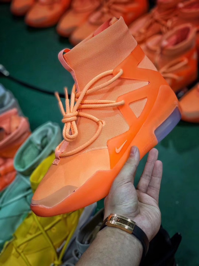 Nike Air Fear Of God 1 Orange Pulse