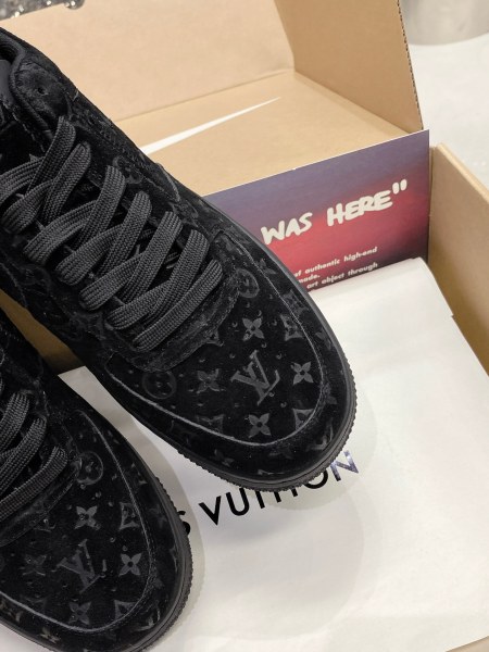 Louis Vuitton Nike Air Force 1 Low By Virgil Abloh Black