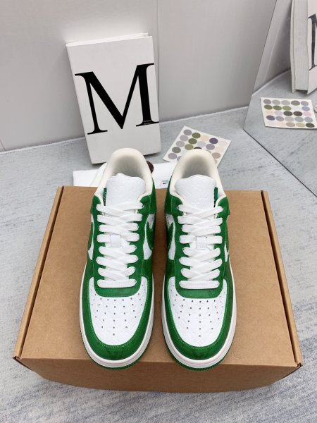 Louis Vuitton Nike Air Force 1 Low By Virgil Abloh White Green