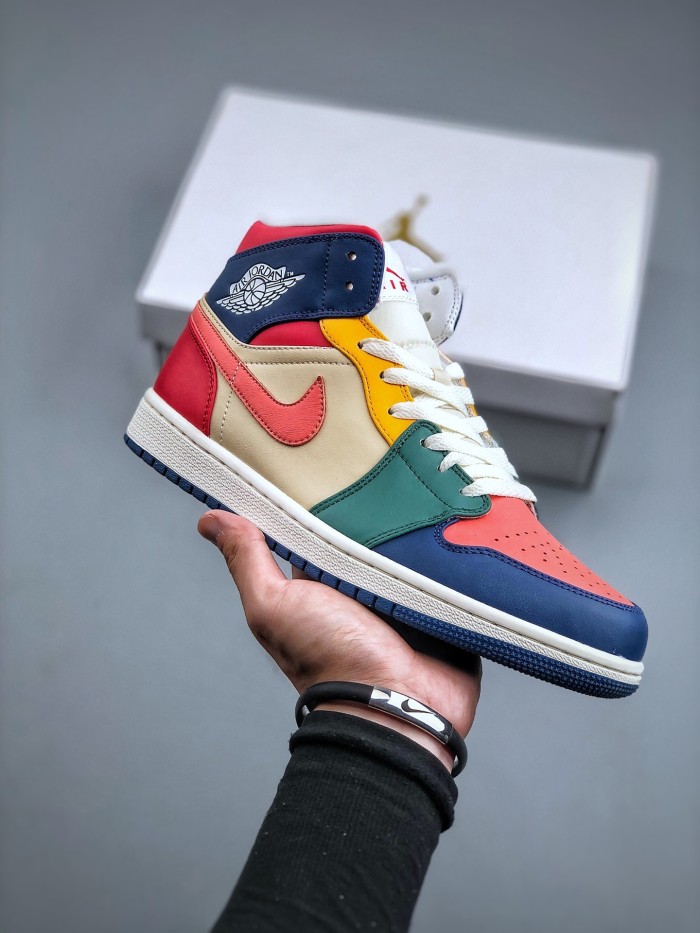 Jordan 1 Mid SE Multi Color (2022) (W)