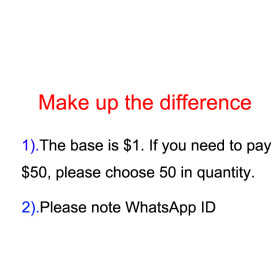 Make up the difference