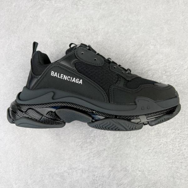 Balenciaga Triple S Clear Sole Black