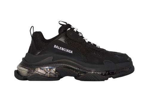 Balenciaga Triple S Clear Sole Double Black (W)