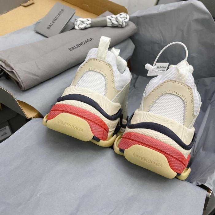 Balenciaga Triple S White Black Red