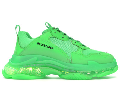 Balenciaga Triple S Neon Green Clear Sole