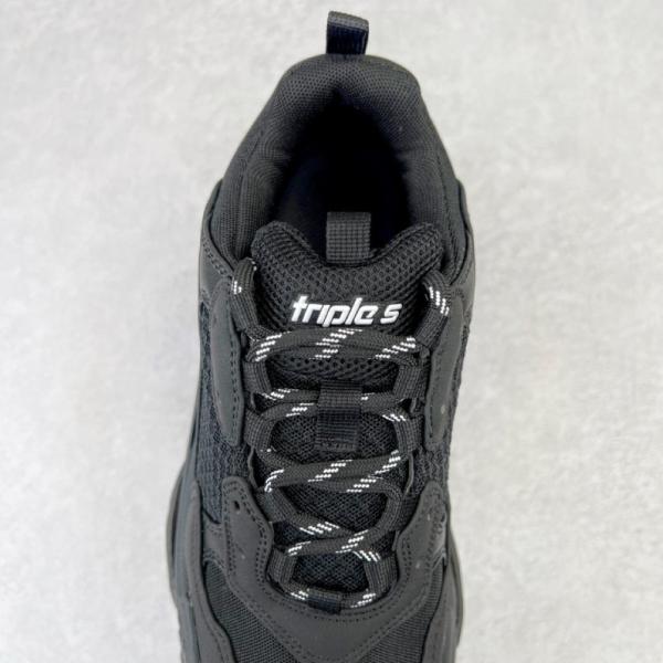 Balenciaga Triple S Clear Sole Black