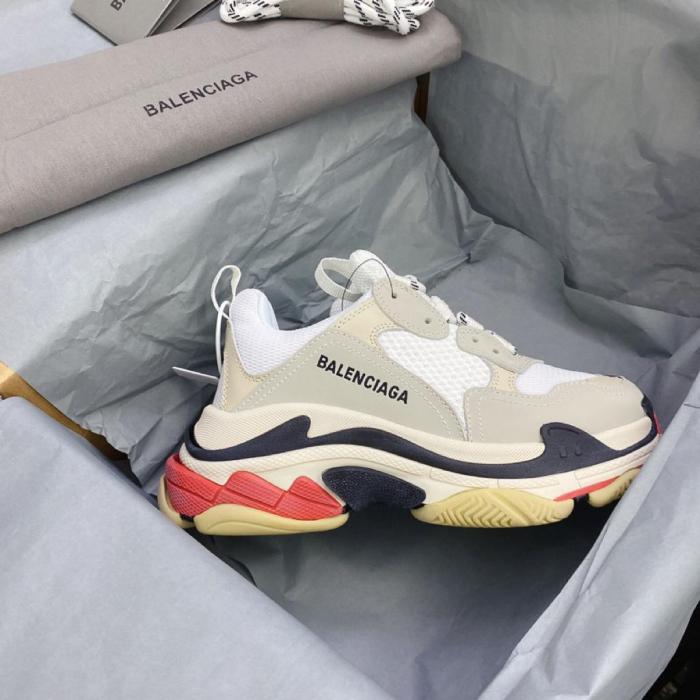 Balenciaga Triple S White Black Red