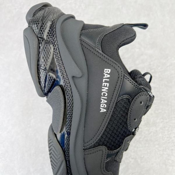 Balenciaga Triple S Clear Sole Black