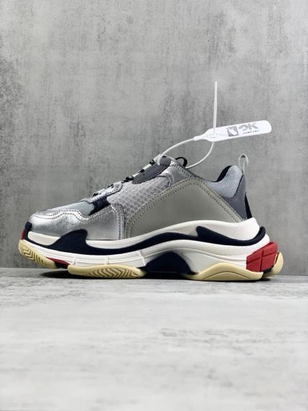 Balenciaga Triple S Silver Red (2018)
