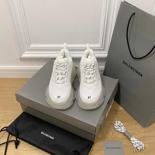 Balenciaga Triple S Clear Sole White