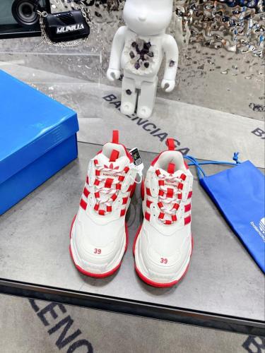 Balenciaga x adidas Triple S White Red