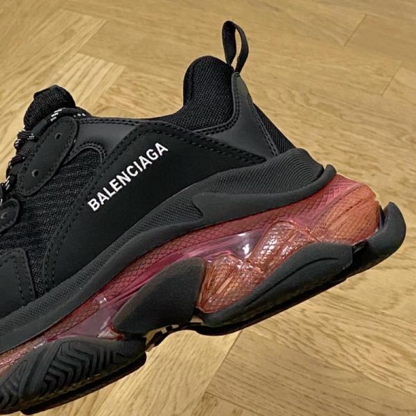 Balenciaga Triple S Clear Sole Neon Pink