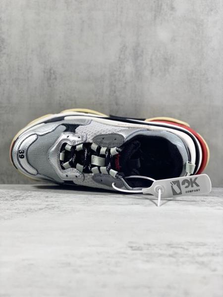 Balenciaga Triple S Silver Red (2018)