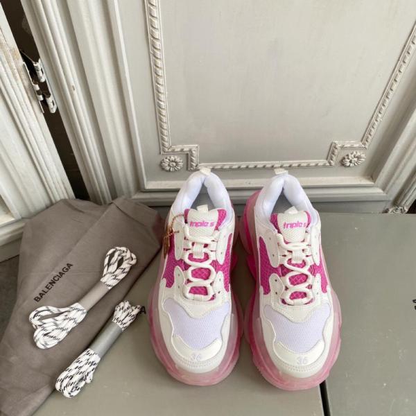 Balenciaga Triple S White Pink (W)