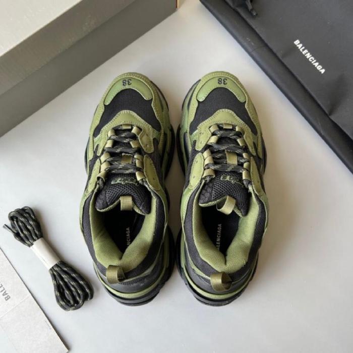 Balenciaga Triple S Dark Green Black