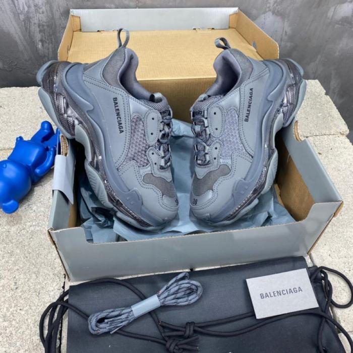 Balenciaga Triple S Clear Sole Deep Blue