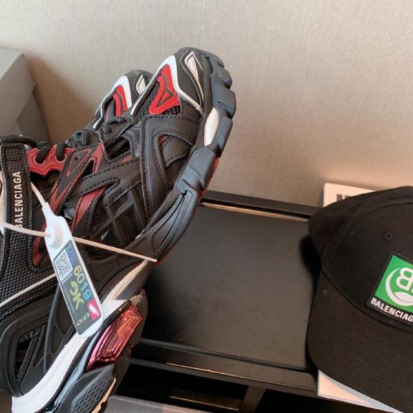 Balenciaga Track 2 Black Burgundy