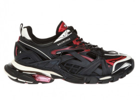 Balenciaga Track 2 Black Burgundy