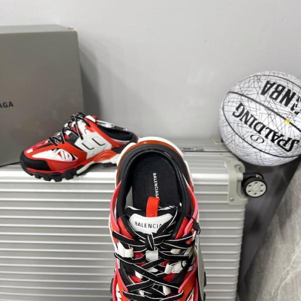 Balenciaga Track Mule Red White