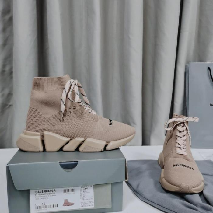 Balenciaga Speed 2.0 Lace Up Beige