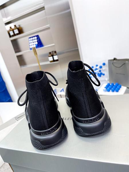 Balenciaga Speed Trainer Lace Up Black