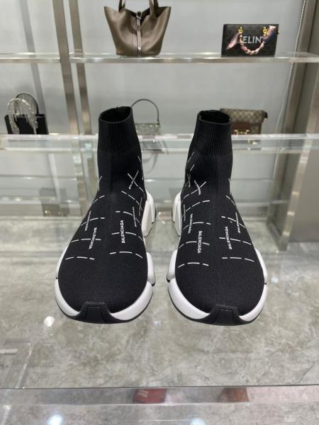 Balenciaga Speed 2.0 Black White Logo