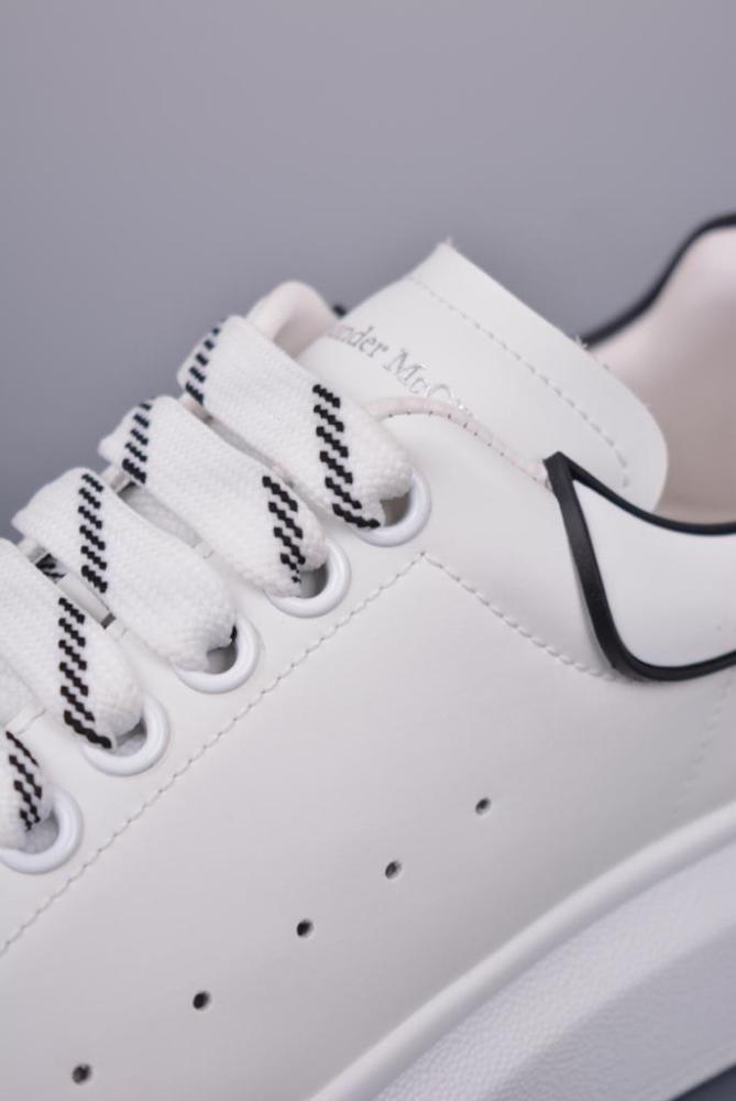 Alexander McQueen Oversized White Black Trim