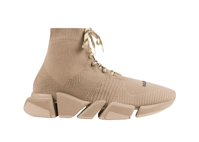 Balenciaga Speed 2.0 Lace Up Beige