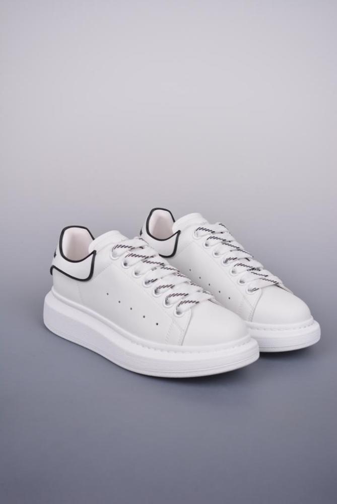 Alexander McQueen Oversized White Black Trim