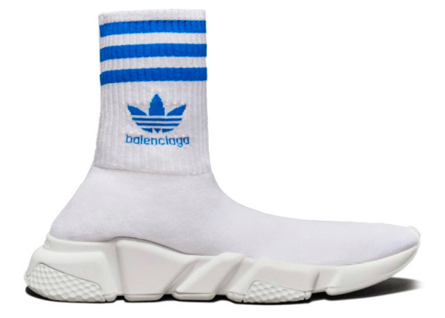 Balenciaga x adidas Speed Trainer White Blue