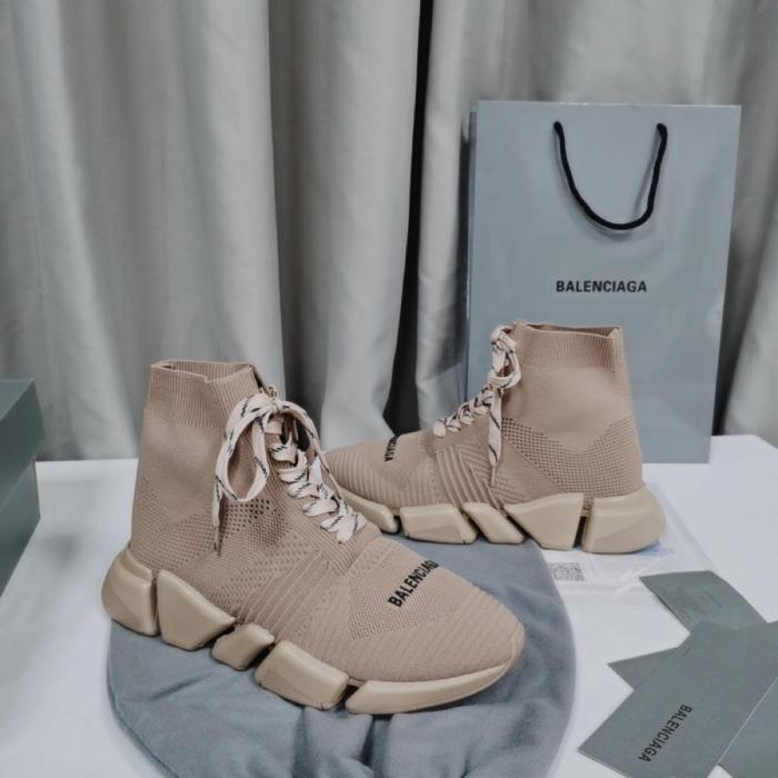 Balenciaga Speed 2.0 Lace Up Beige
