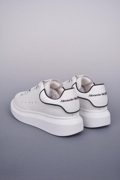 Alexander McQueen Oversized White Black Trim