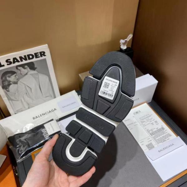 Balenciaga Speed 2.0 Striped Navy Blue Black White (W)