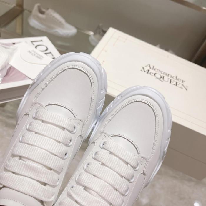 Alexander McQueen Oversized Court Trainer White Black