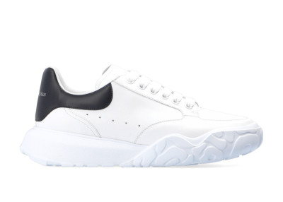 Alexander McQueen Oversized Court Trainer White Black