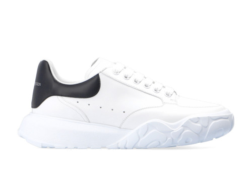 Alexander McQueen Oversized Court Trainer White Black