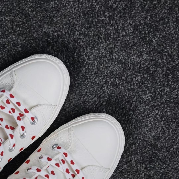 Converse Chuck Taylor All-Star Lift Hi White Red (W)