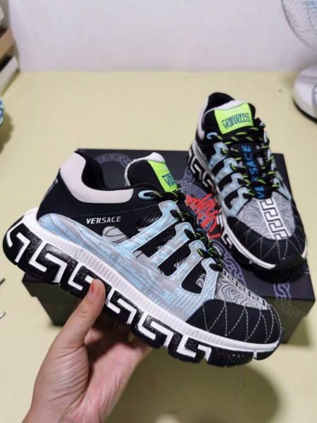 Versace Trigreca Milan Black Blue Purple