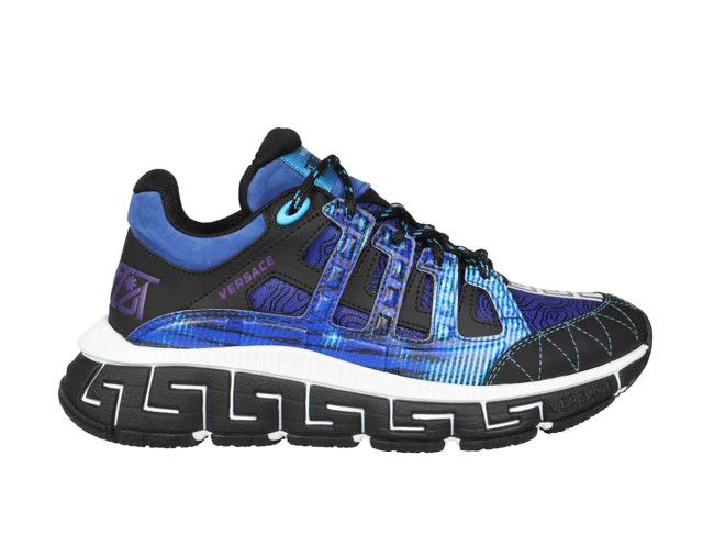 Versace Trigreca Black Royal Blue Purple