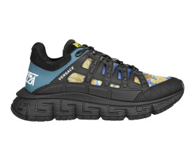 Versace Trigreca Medusa Renaissance Print Blue