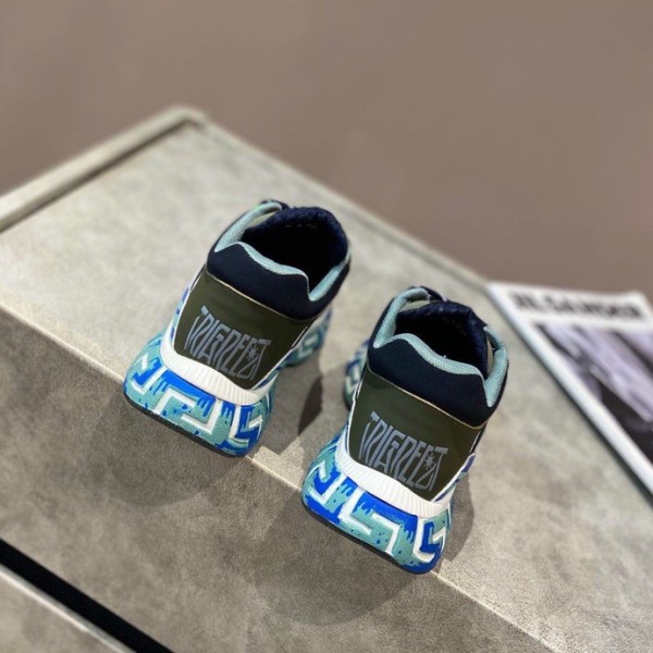 Versace Trigreca Black Royal Blue Purple