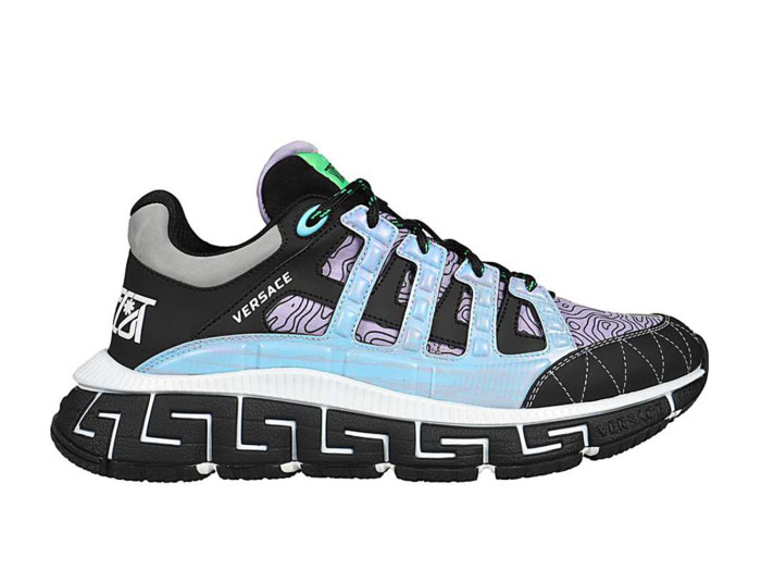 Versace Trigreca Milan Black Blue Purple