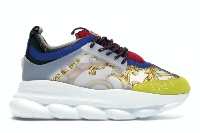 Versace Chain Reaction Multi-Color Rubber Suede