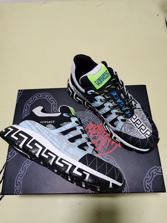 Versace Trigreca Milan Black Blue Purple