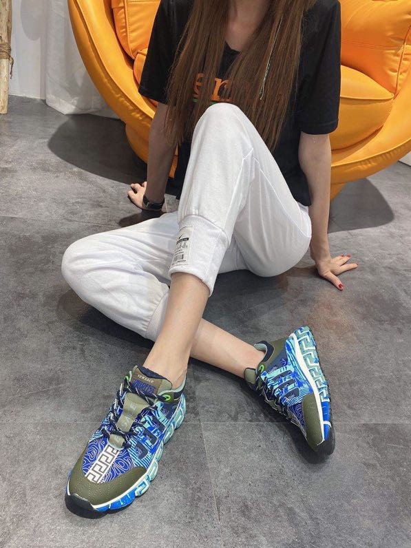 Versace Trigreca Black Royal Blue Purple