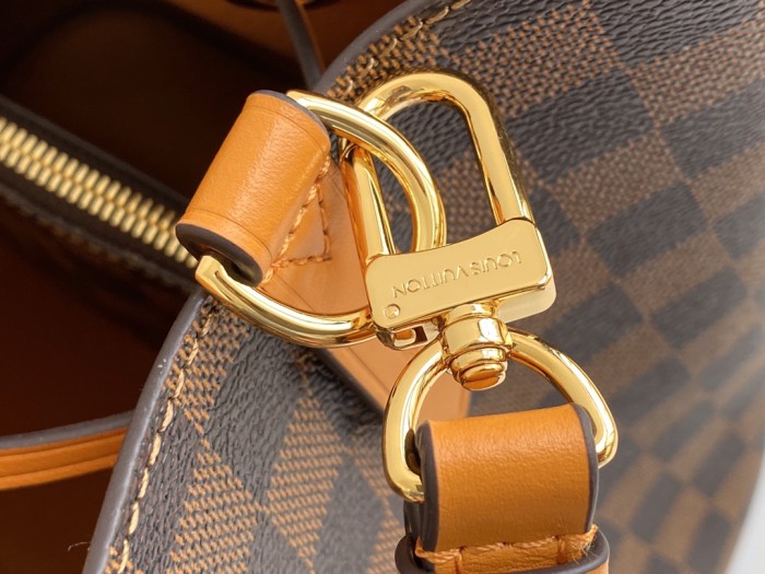 LOUIS VUITTON NOE Leather Bucket Bag, Portable Crossbody Bag, Shoulder Bag Women's N40213 size 26*17.5*26 cm