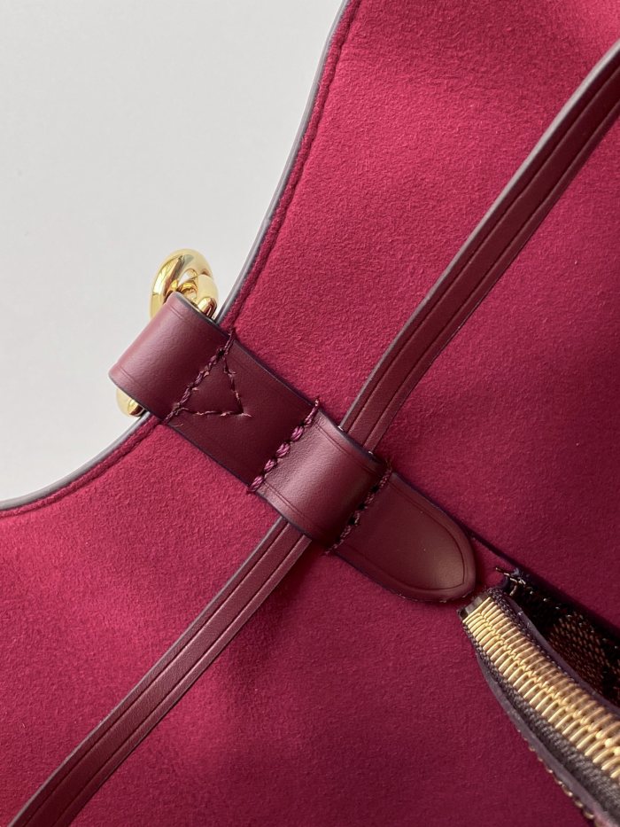 LOUIS VUITTON NOE Leather Bucket Bag, Portable Crossbody Bag, Shoulder Bag Women's N40214 size 26*17.5*26 cm