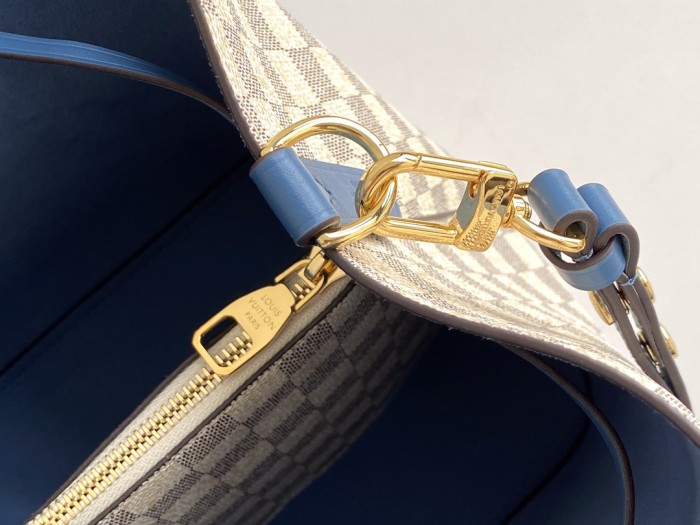 LOUIS VUITTON NeoNoe Damier Azur Mm Bleuet N40153 size 26*17.5*26 cm